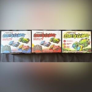 New Force1 Zero G Climber Remote Control Car - Red, Blue, Green ENTIRE SET of 3